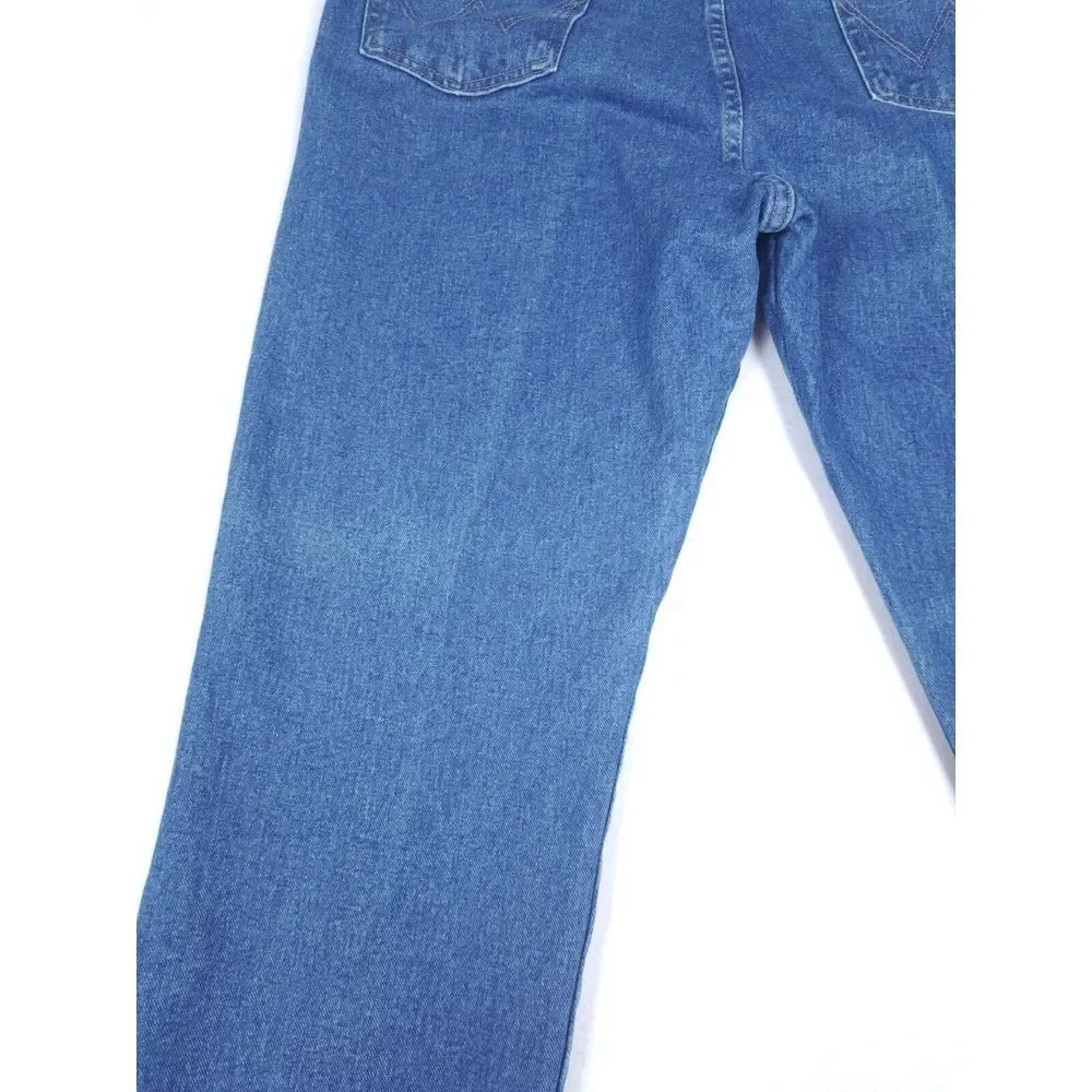 Wrangler Jeans Mens‎ 40 Blue Rugged Wear Relaxed Fit Straight Leg Rodeo PBR